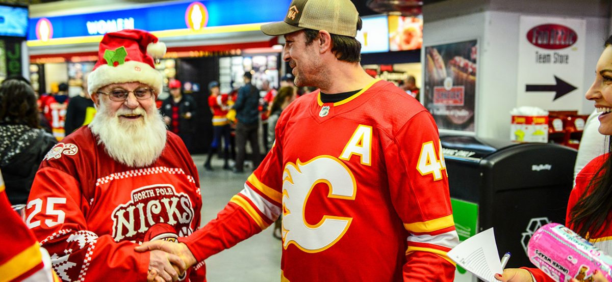 CALGARY FLAMES ALUMNI LAUNCH ANNUAL HOLIDAY TOY DRIVE